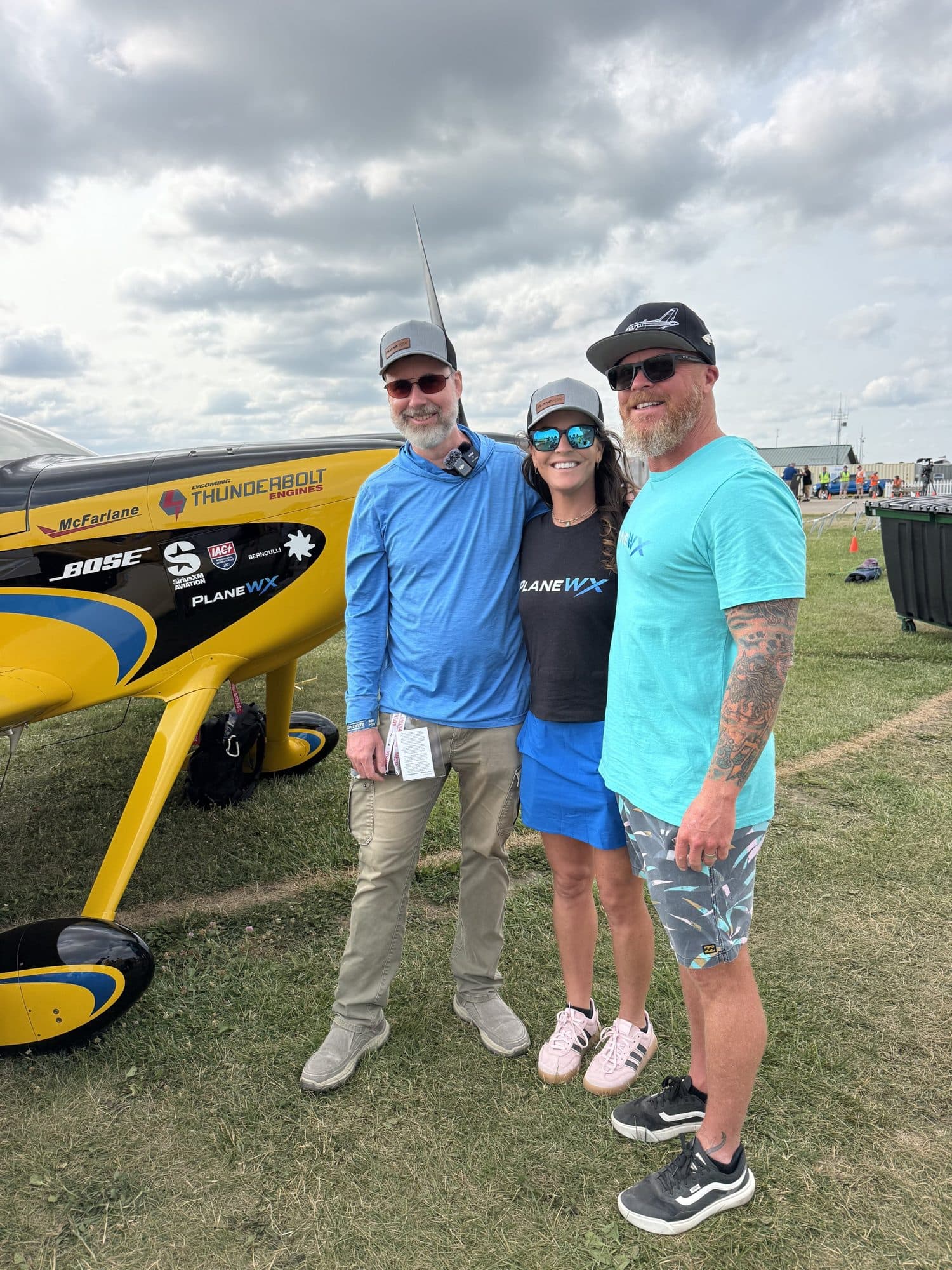 Mark Wolfgang, Sara Wolfgang, and Flight Chops by the RV-14 at EAA AirVenture Oshkosh