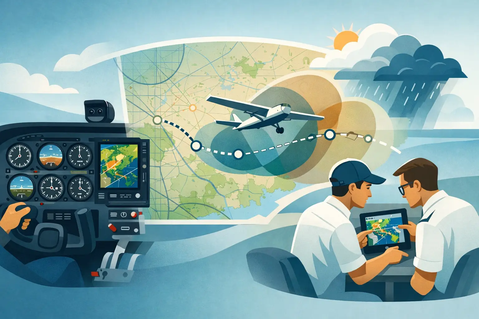 Probability Based Flight Planning That Helps