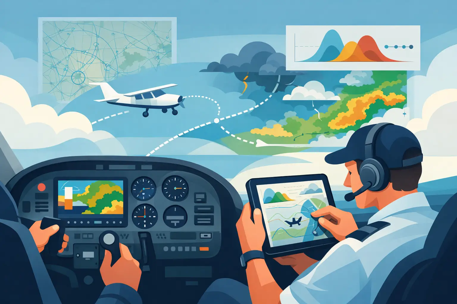 Using Model Probabilities for Flight Decisions
