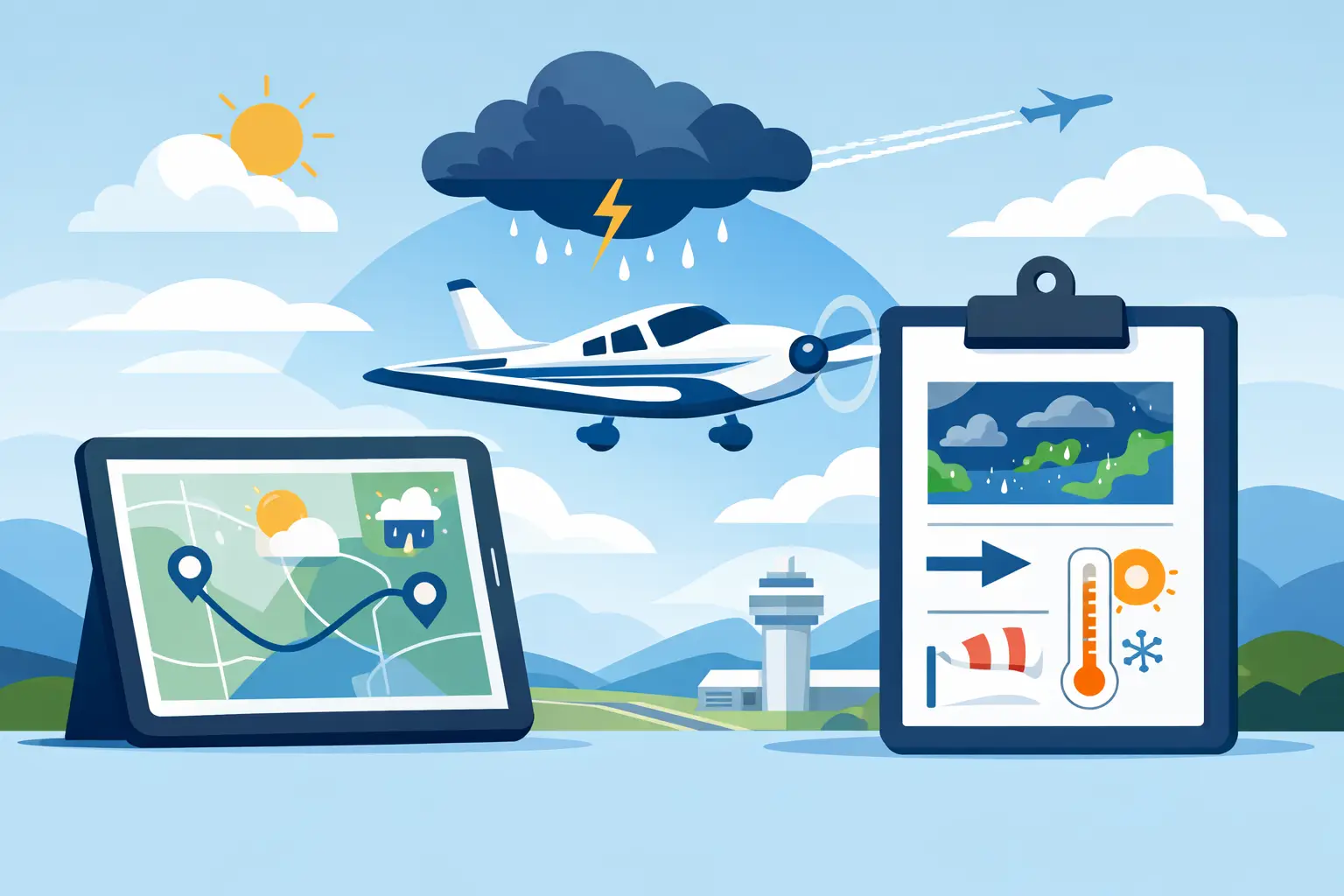 Cross Country Flight Planning Weather Tips