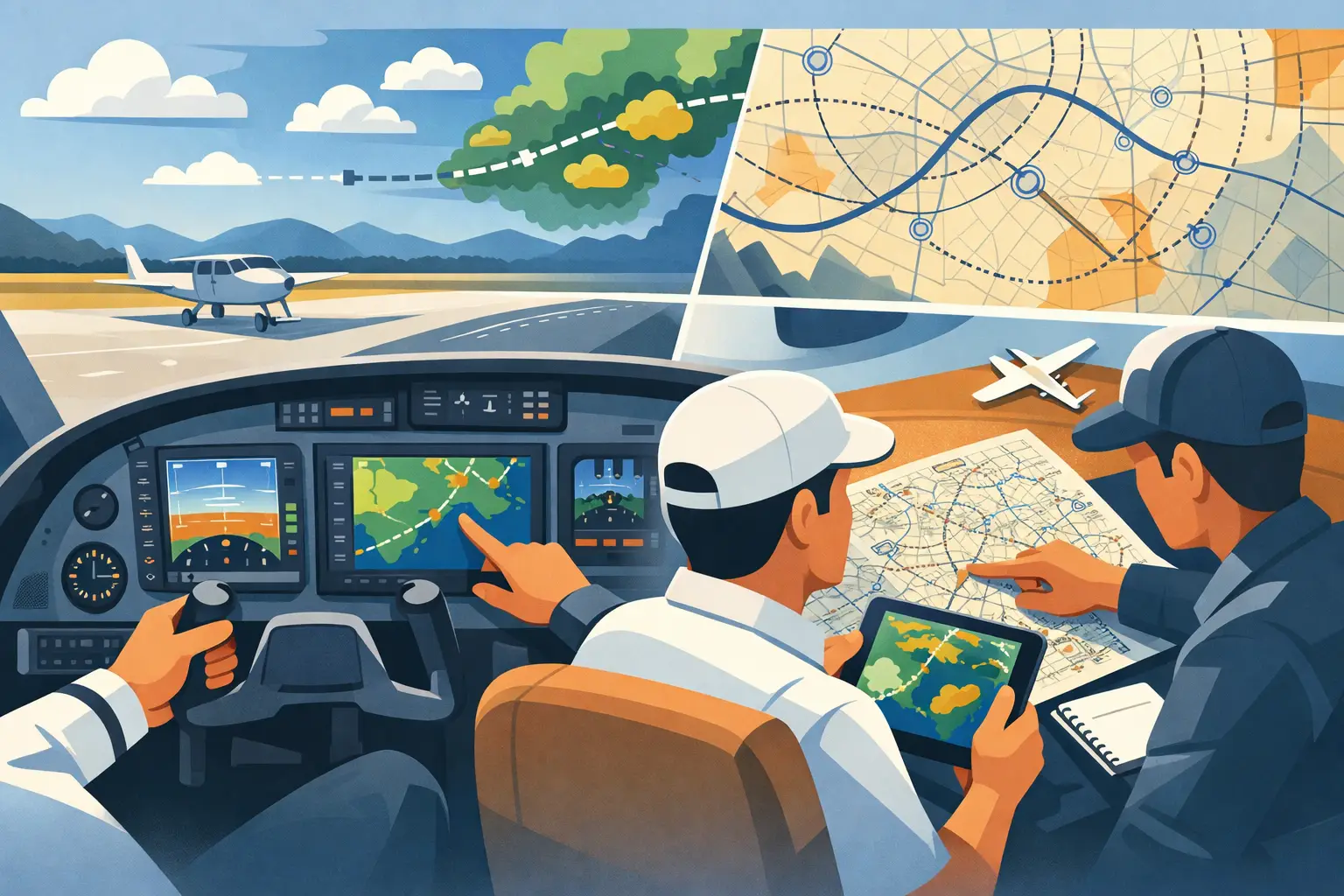 A Pilot’s Guide to Planning Flights Days Ahead
