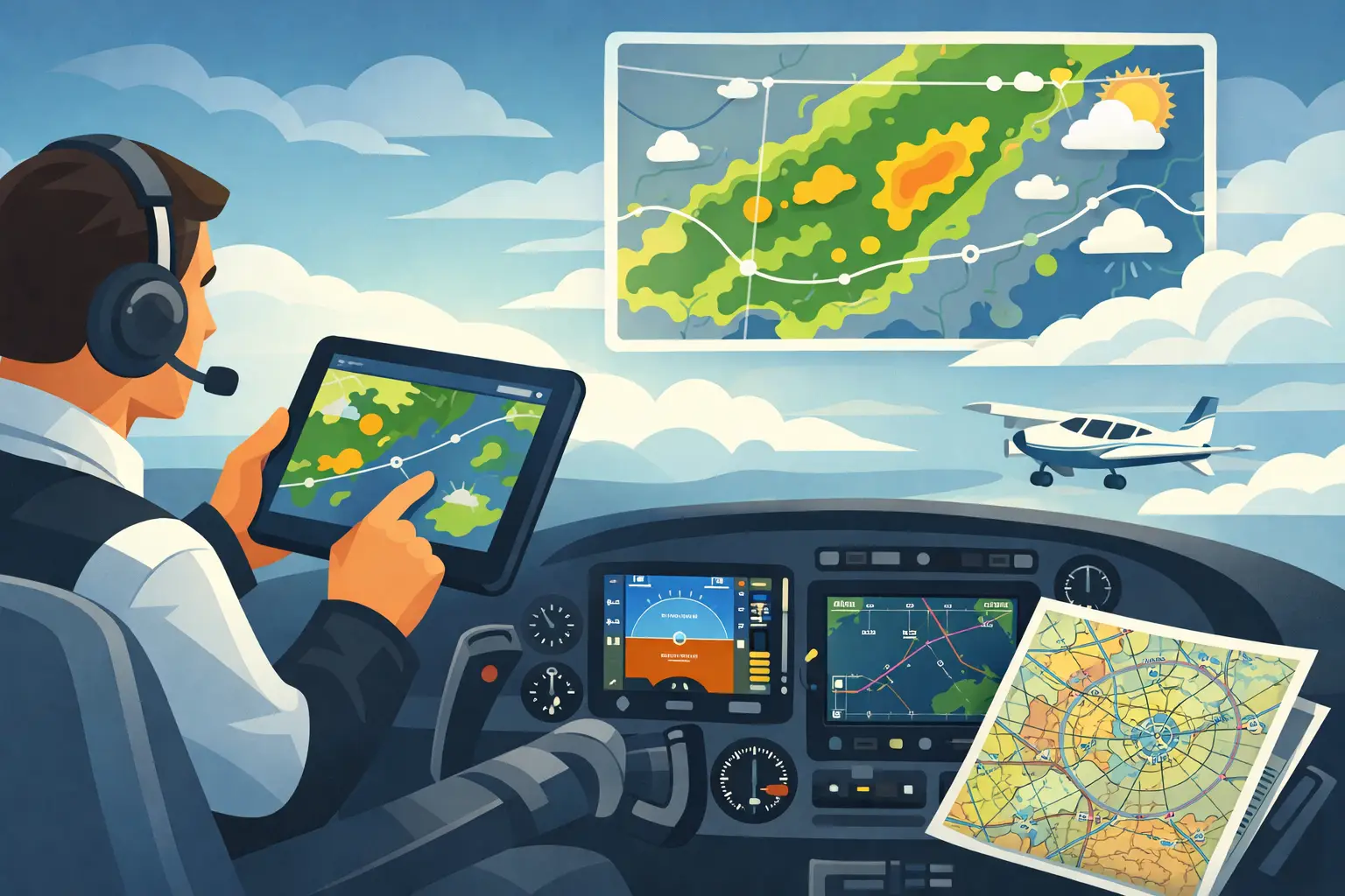 IFR Business Trip Weather Planning Example