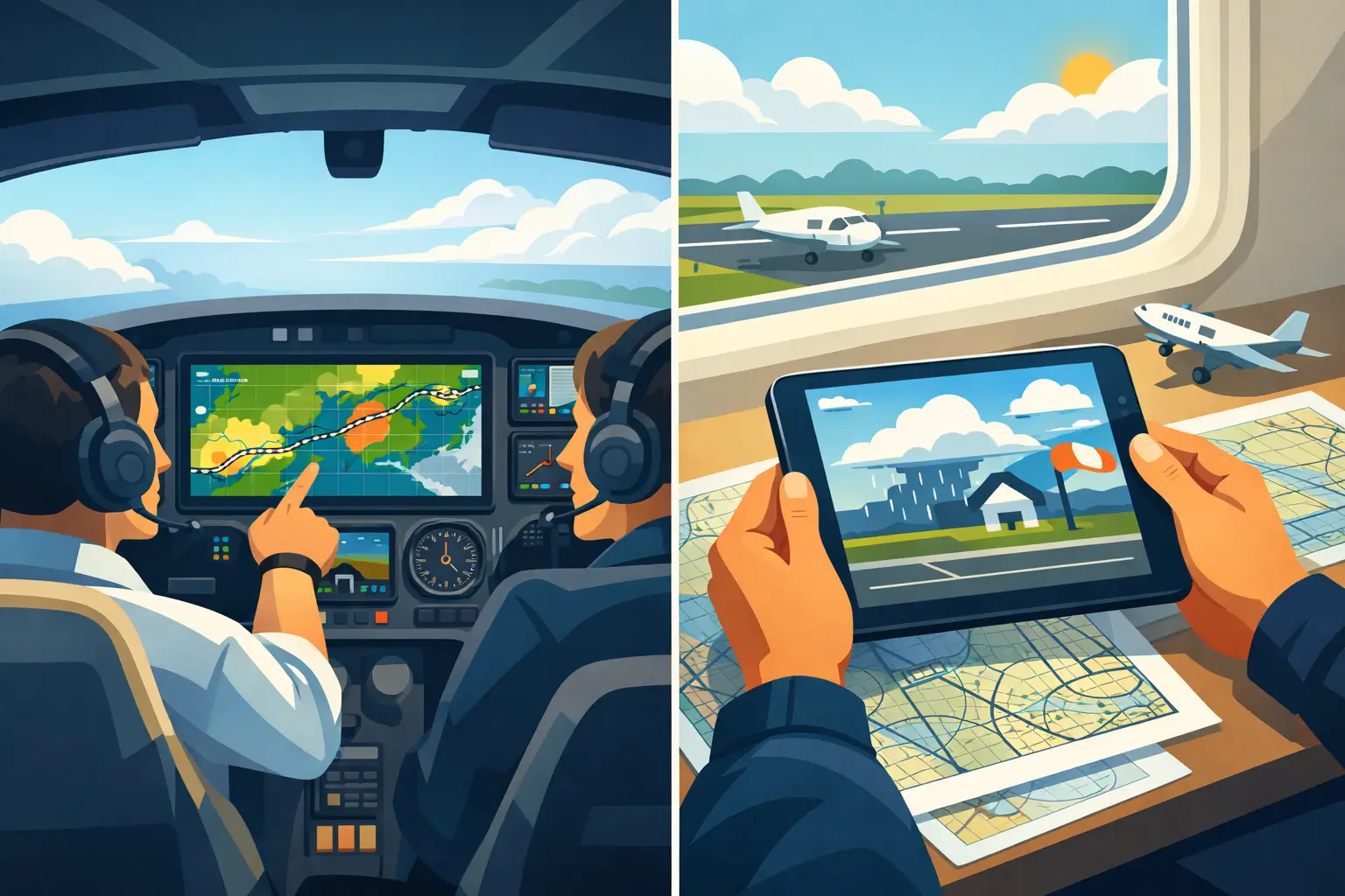 Route Weather Synthesis vs Single Airport Forecast