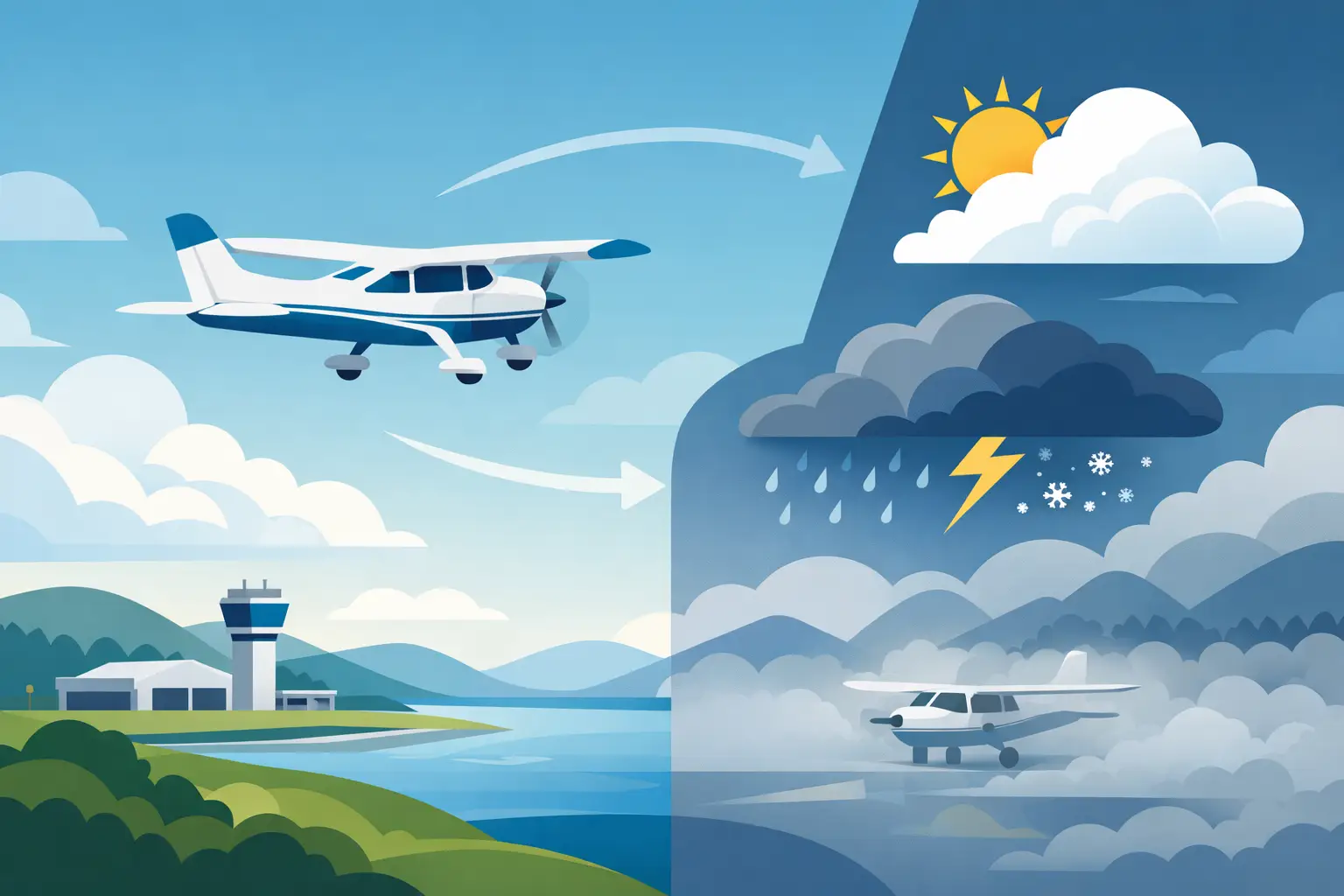 Pilot Decision Making Weather for GA Flights
