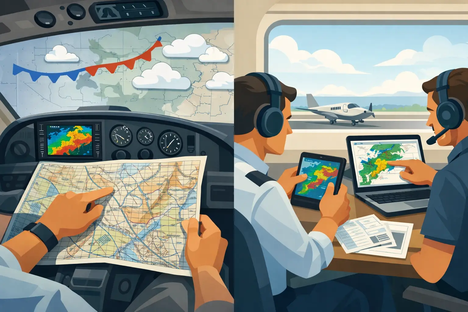 Area Forecast Discussion vs Models for Pilots