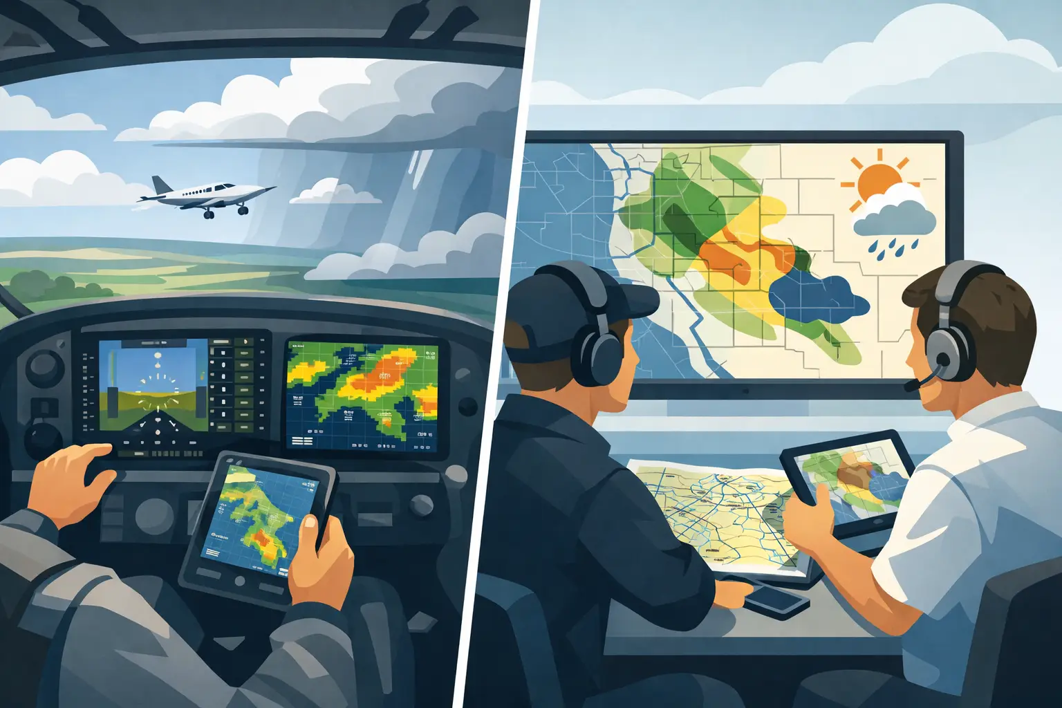Probabilistic Weather Briefing vs Deterministic Forecast