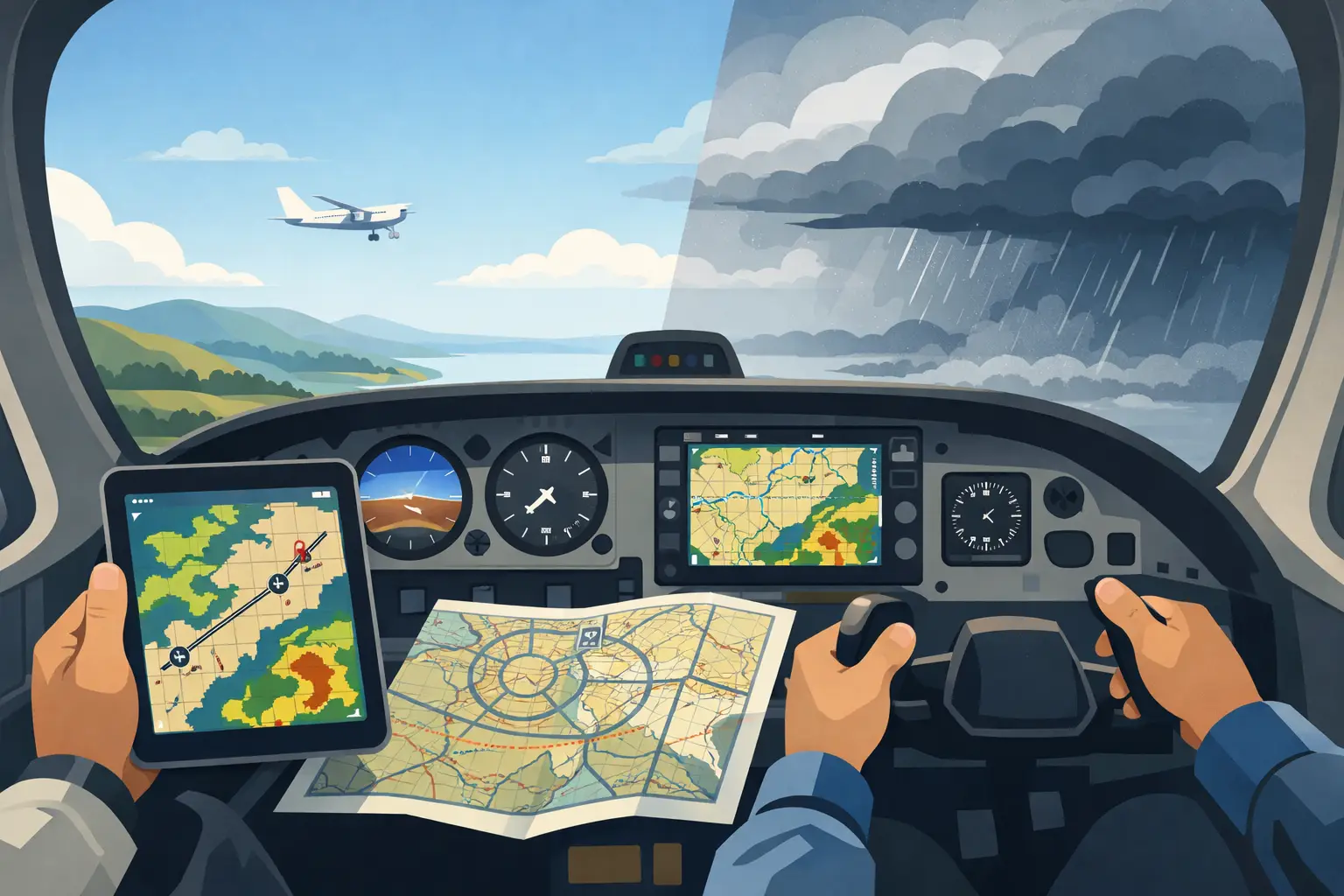 VFR Weather Go No Go: How Pilots Decide