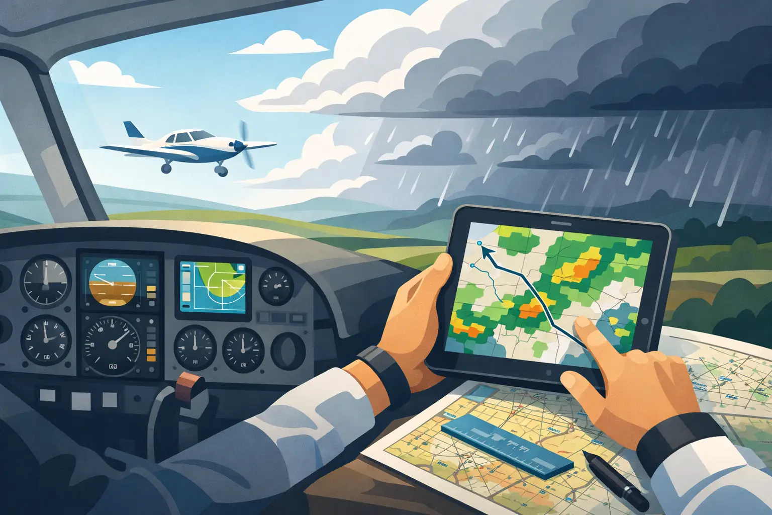 How to Plan Flights With Uncertain Weather