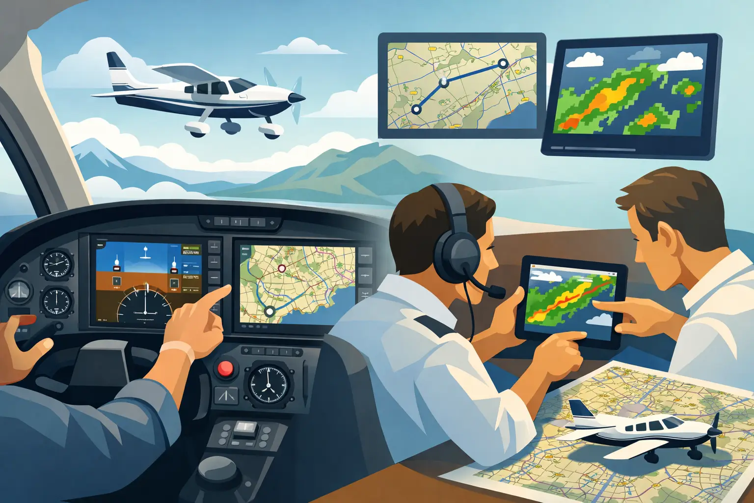 Pilot Decision Software for Real-World Trips