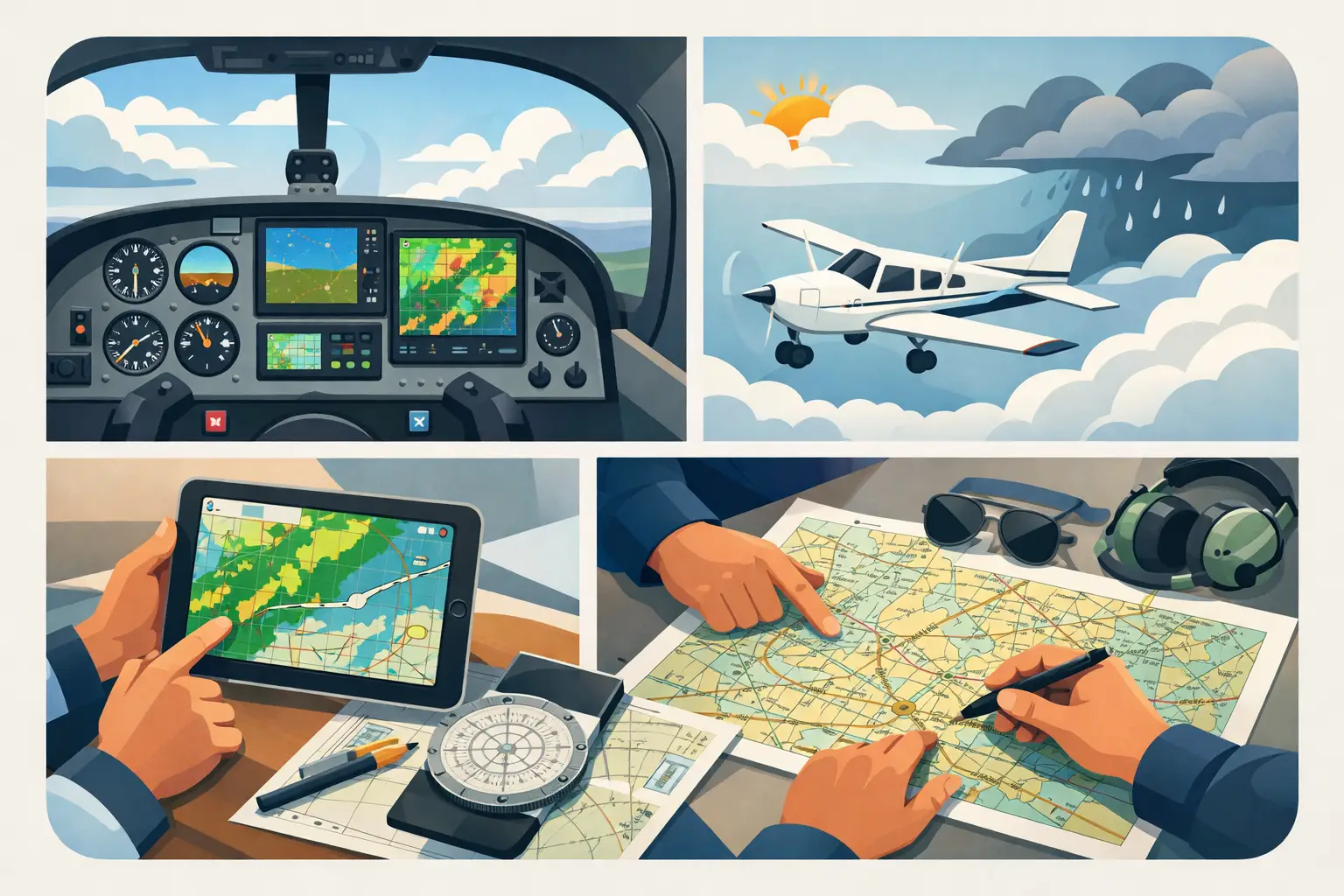 Reading Weather Windows for Small Aircraft