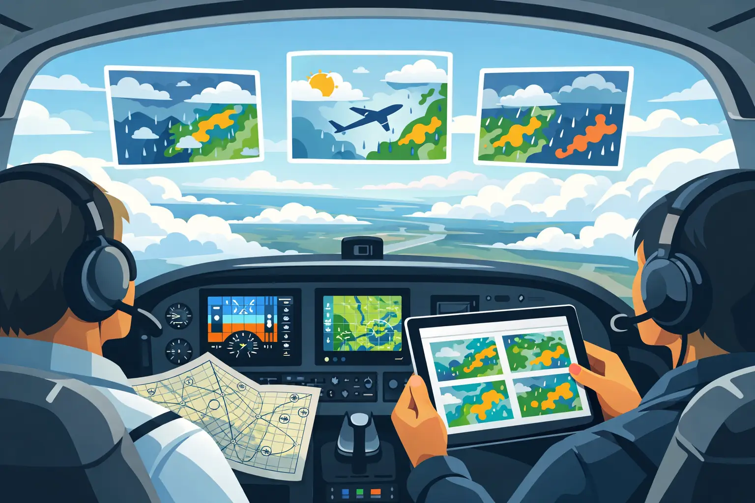 How to Use Forecast Ensembles When Flying