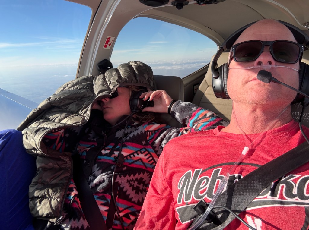 Thanksgiving 2024 flight — Bentonville to Fremont